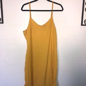 Mustard Yellow Casual Maxi Dress